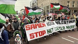 السلطات الهولندية تفكك التظاهرات المؤيدة لفلسطين ولبنان بالقوة وتعتقل المحتجين
